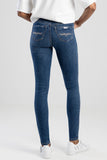Sissy Boy Womens Mila Rose Mid Waist Skinny Jean In Medium Vintage