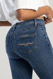 Sissy Boy Womens Mila Rose Mid Waist Skinny Jean In Medium Vintage