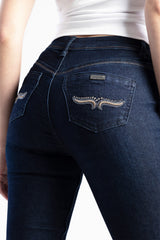 Sissy Boy Mila Rose Skinny Jeans In Dark Vintage