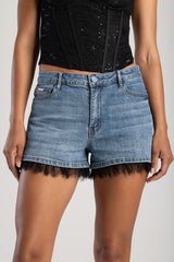 Sissyboy Ladies Rosa Mid-Waist Shorts In Medium Vintage