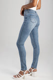 Sissy Boy Womens Camila Mid Waist Skinny Jean In Medium Vintage