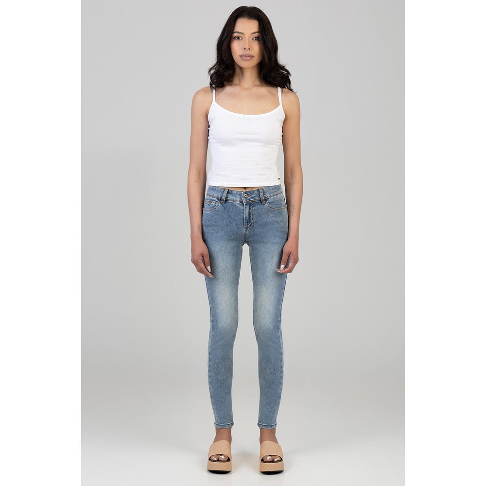 Sissy Boy Dannah Skinny Jeans Mid Waist In Medium Vintage
