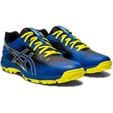 Asics Mens Gel Hockey Typhoon 3 Sneakers In Blue/Yellow/Black