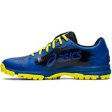 Asics Mens Gel Hockey Typhoon 3 Sneakers In Blue/Yellow/Black