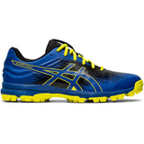 Asics Mens Gel Hockey Typhoon 3 Sneakers In Blue/Yellow/Black