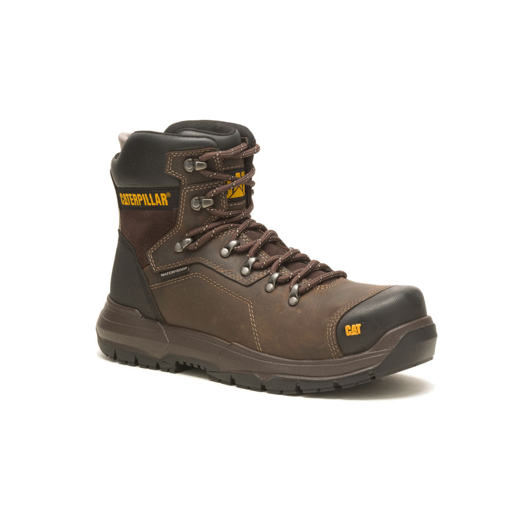 Caterpillar P72568 Mens Diagnostic 2.0 St Wr Shoes Coffee