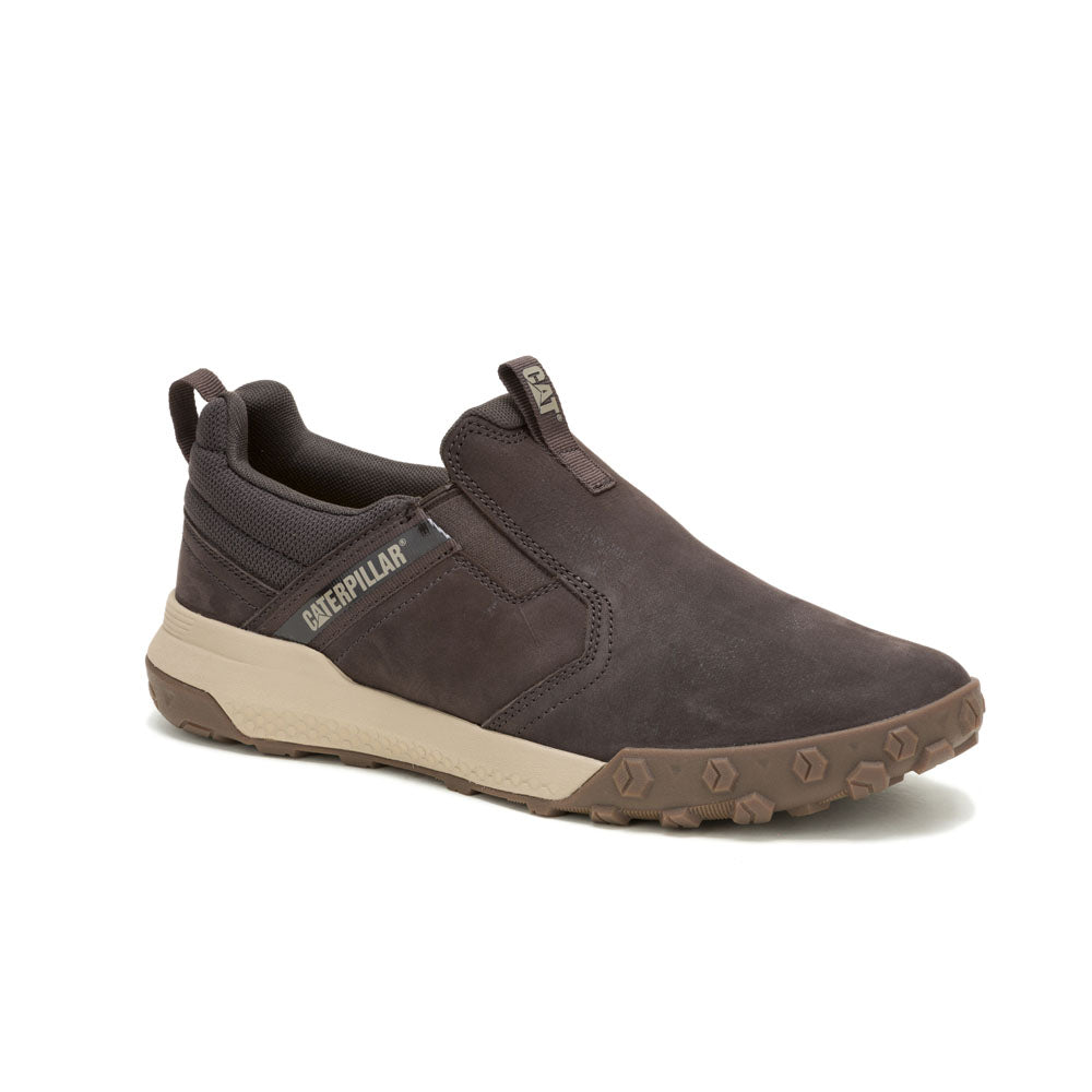 Caterpillar Mens Hex Ready Slip-On Shoes In Coffee Bean