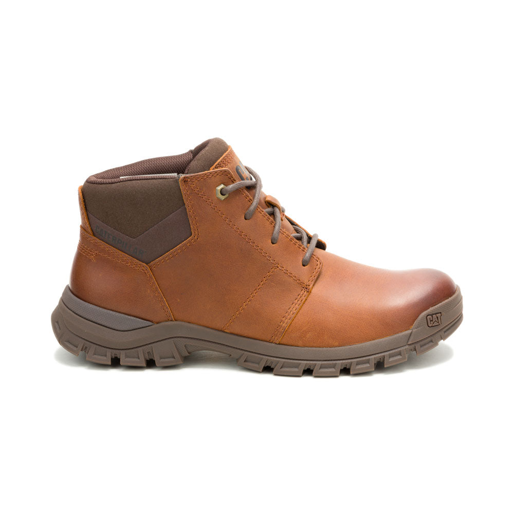 Caterpillar Mens Threshold Chukka Burnish Brown