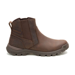 Caterpillar Mens Threshold Chelsea Boots Dark Brown