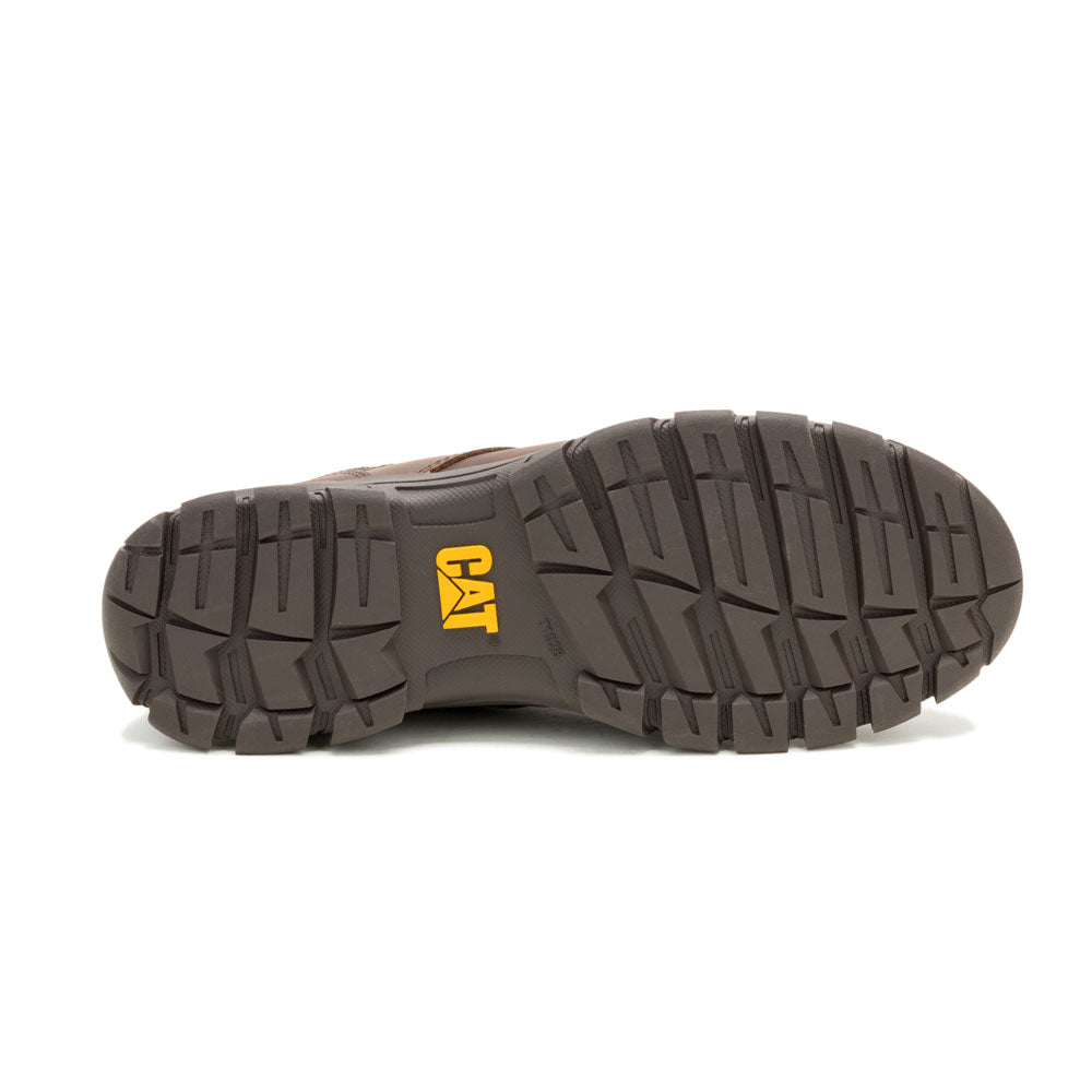 Caterpillar Mens Threshold Lace Low Shoes In Dark Brown