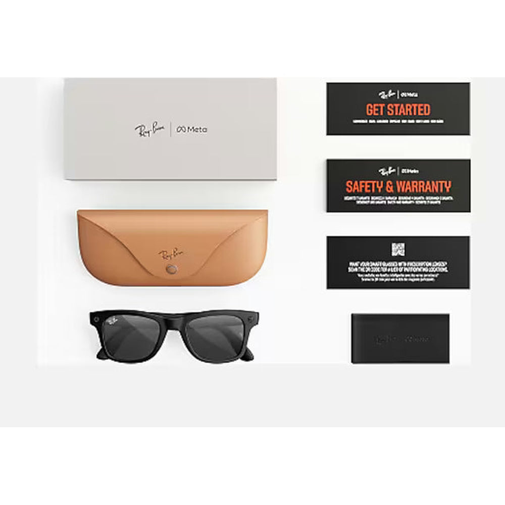 Ray-Ban Meta Wayfarer Smart Glasses – Grey, Matte Black (Pre Order)