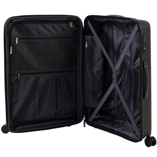 Paklite Carbonite Black Spinner Hardcase Bag