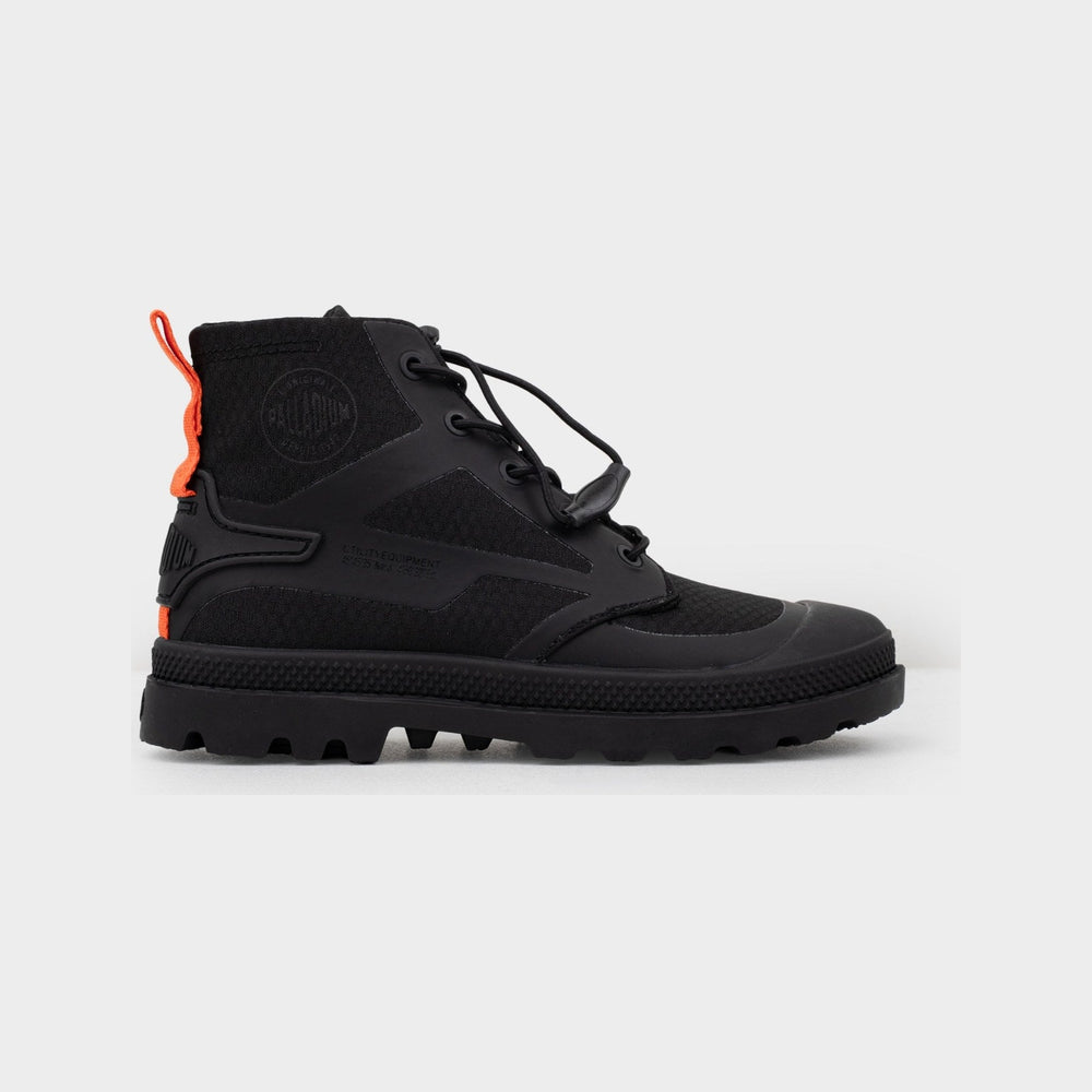 Palladium Boys Nylon Pampa In Black