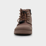 Palladium Boys Nylon Pampa Shoes In Brown