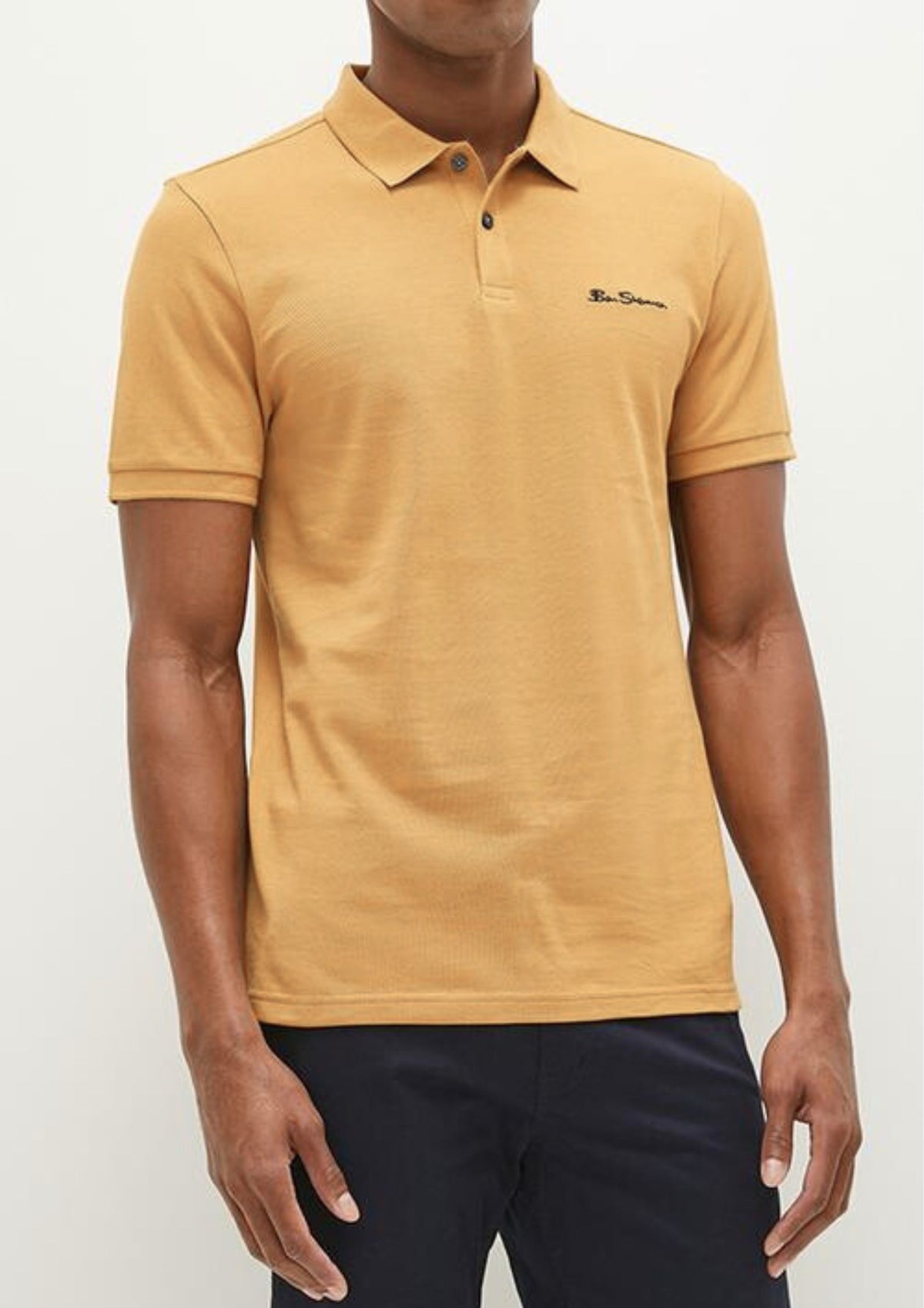 Ben Sherman Ben Polo Mens Golfers In New Wheat