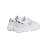 Replay Womens Paulette Sneakers In White And Silver