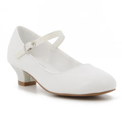 Pierre Cardin Girls Stella Glitter Heels In White