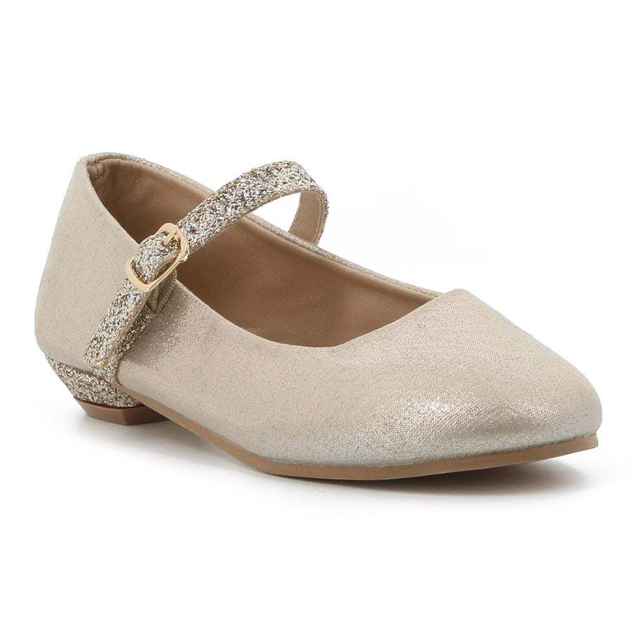 Pierre Cardin Girls Evie Low Heels In Gold
