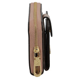 Pierre Cardin Croc Panel Purse In Mink