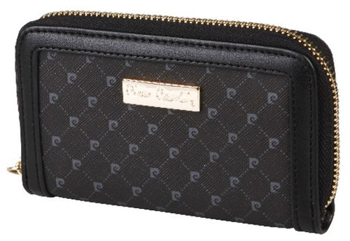 Pierre Cardin Core Logo Mini Purse In Black