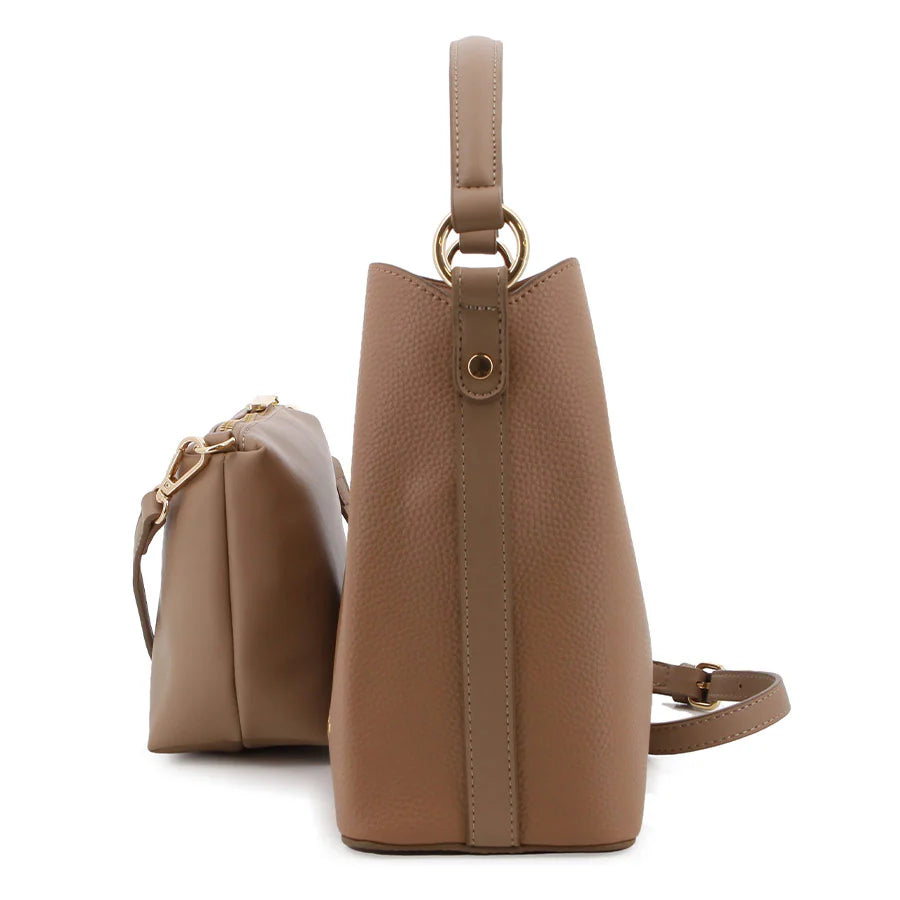 Pierre Cardin Estelle Bucket Pcl05218 Tan - One Size