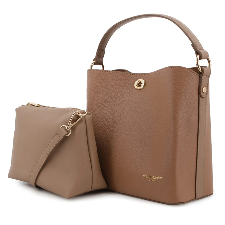 Pierre Cardin Estelle Bucket Pcl05218 Tan - One Size