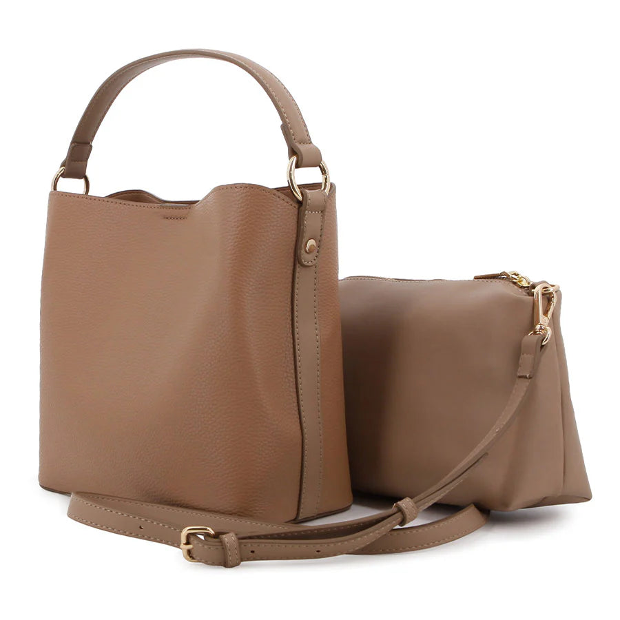 Pierre Cardin Estelle Bucket Pcl05218 Tan - One Size