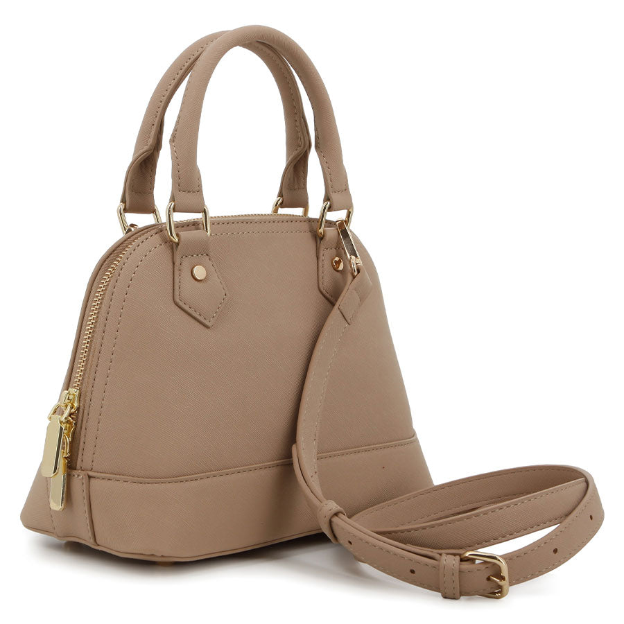 Pierre Cardin Zuri Mini Satchel In Taupe