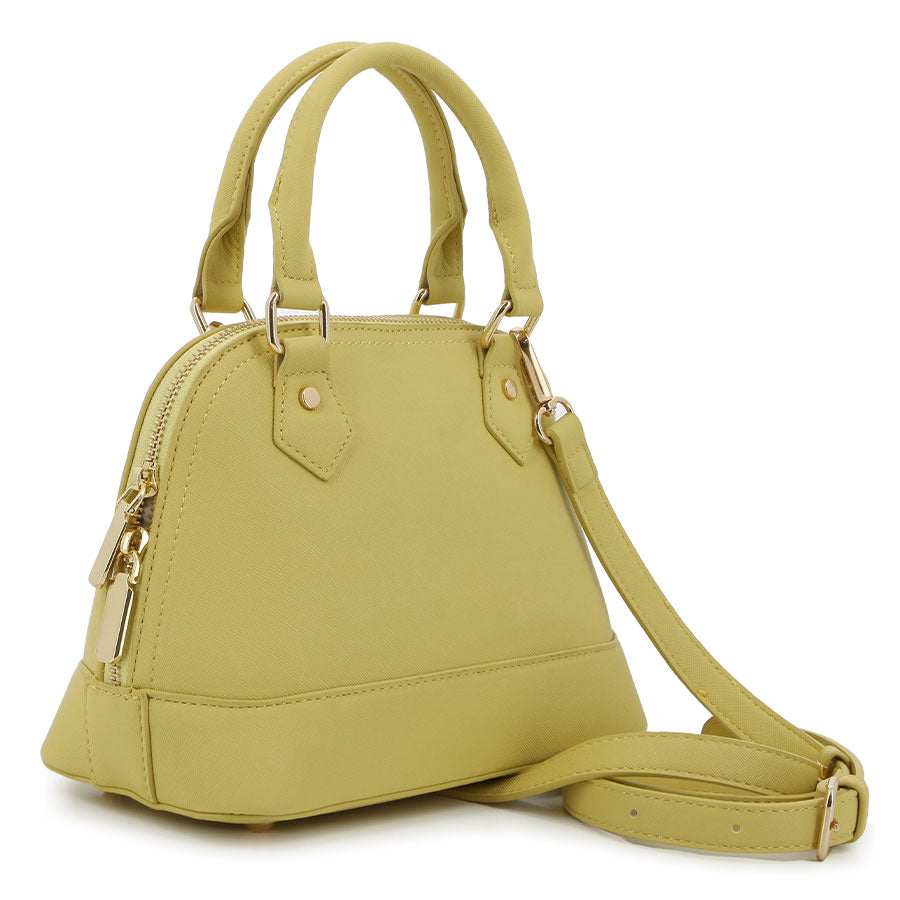 Pierre Cardin Zuri Mini Satchel Bag In Yellow