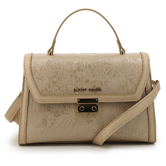 Pierre Cardin Elara Satchel Bag In Gold