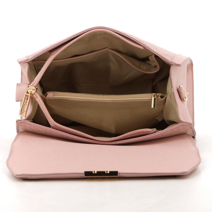 Pierre Cardin Elara Satchel In Pink