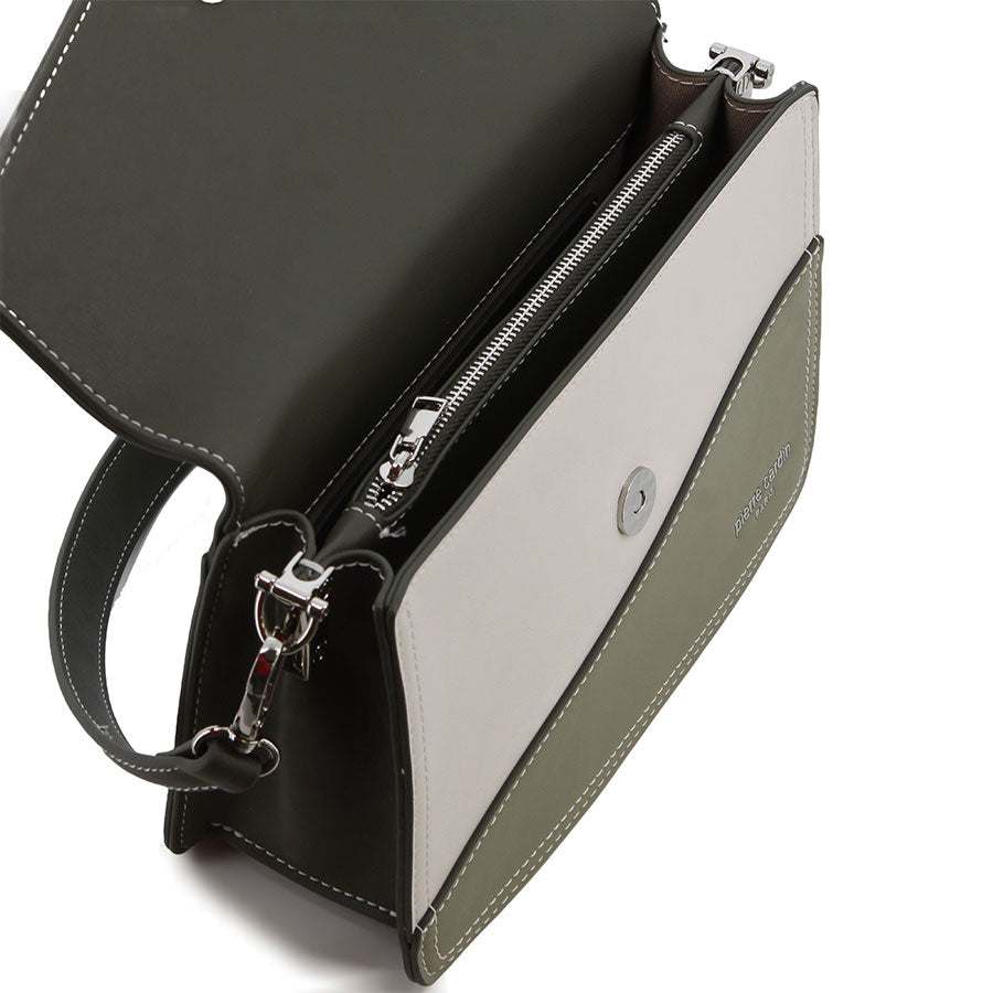 Pierre Cardin Noemie Colourblock Shoulder Bag In Green