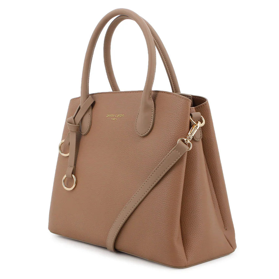 Pierre Cardin Ashlee Satchel Taupe Pcl05236 Taupe