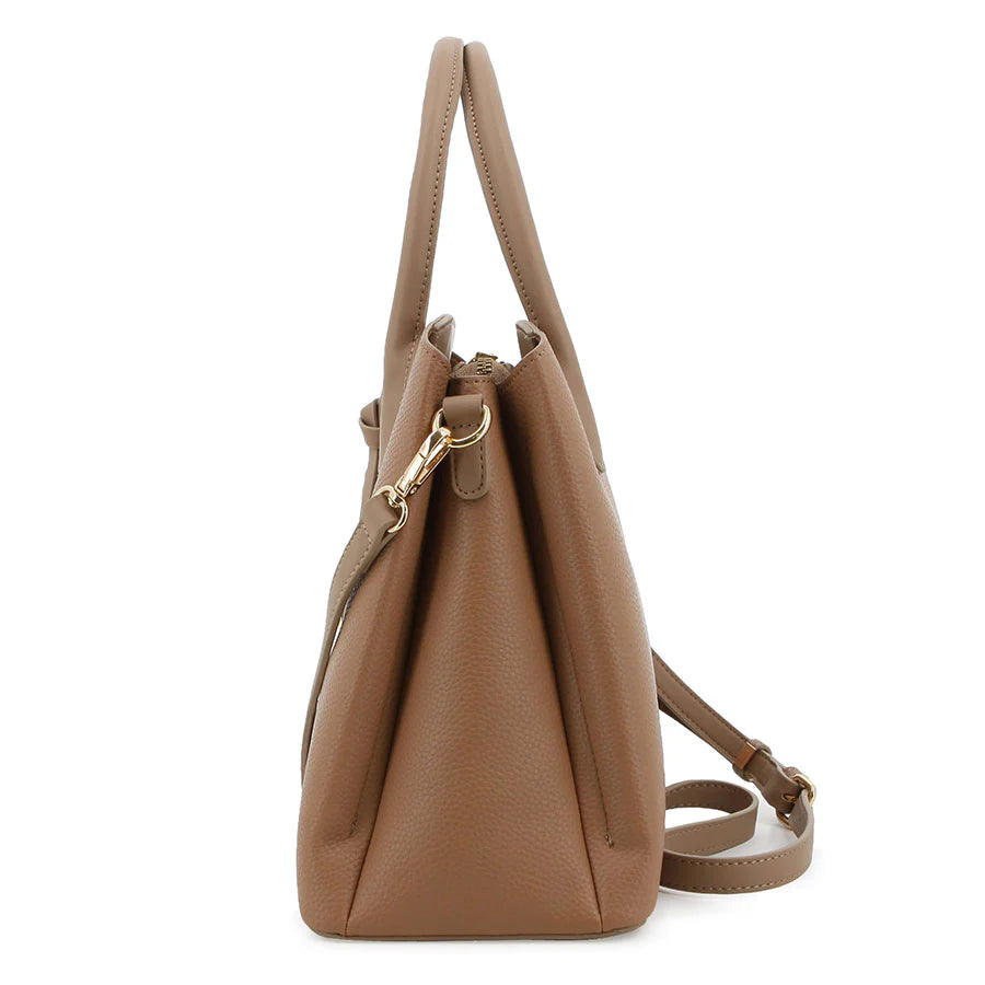 Pierre Cardin Ashlee Satchel Taupe Pcl05236 Taupe
