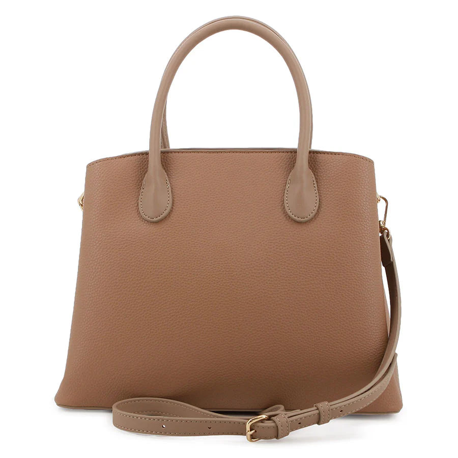 Pierre Cardin Ashlee Satchel Taupe Pcl05236 Taupe