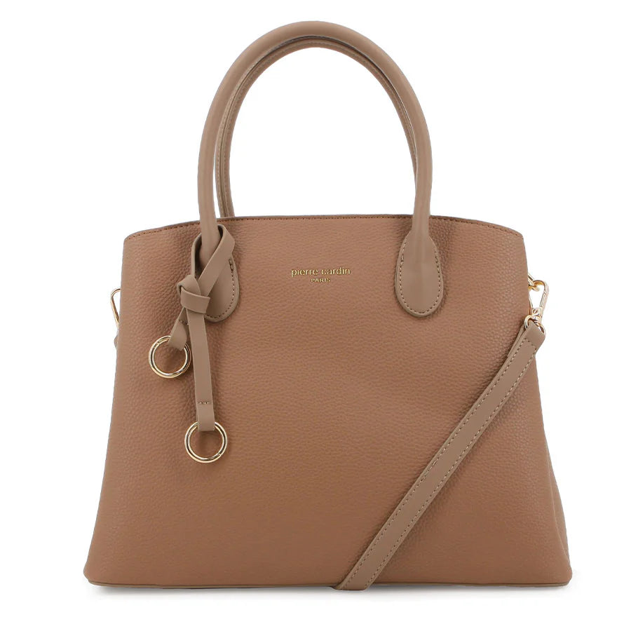 Pierre Cardin Ashlee Satchel Taupe Pcl05236 Taupe