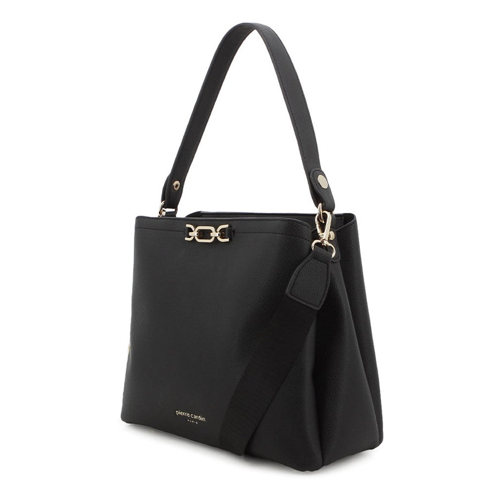 Pierre Cardin Womens Claire Shoulder Bag In Black