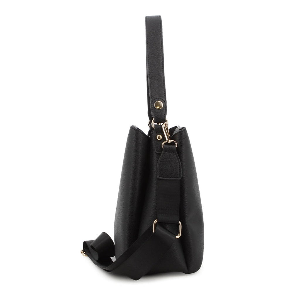 Pierre Cardin Womens Claire Shoulder Bag In Black