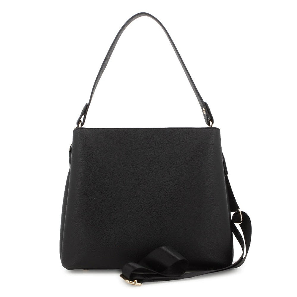 Pierre Cardin Womens Claire Shoulder Bag In Black