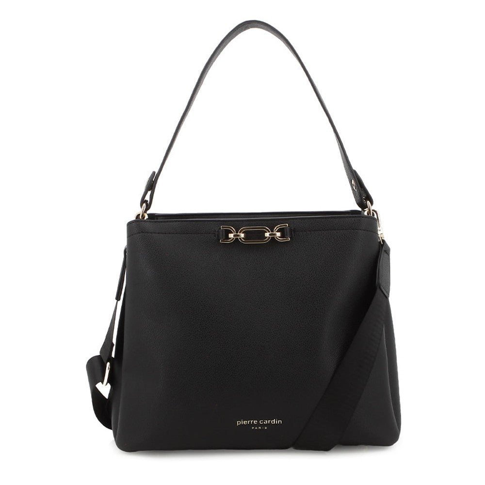 Pierre Cardin Womens Claire Shoulder Bag In Black