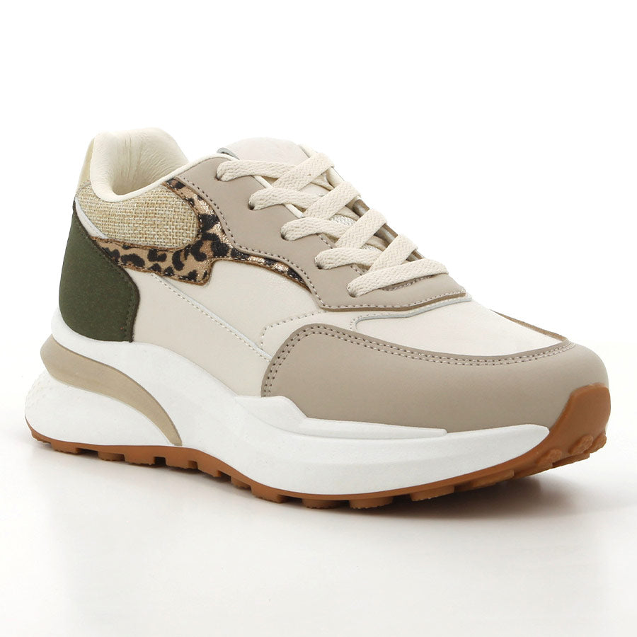 Pierre Cardin Ladies Beige Belle Sneakers
