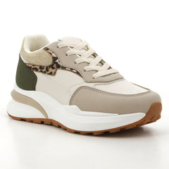 Pierre Cardin Ladies Beige Belle Sneakers