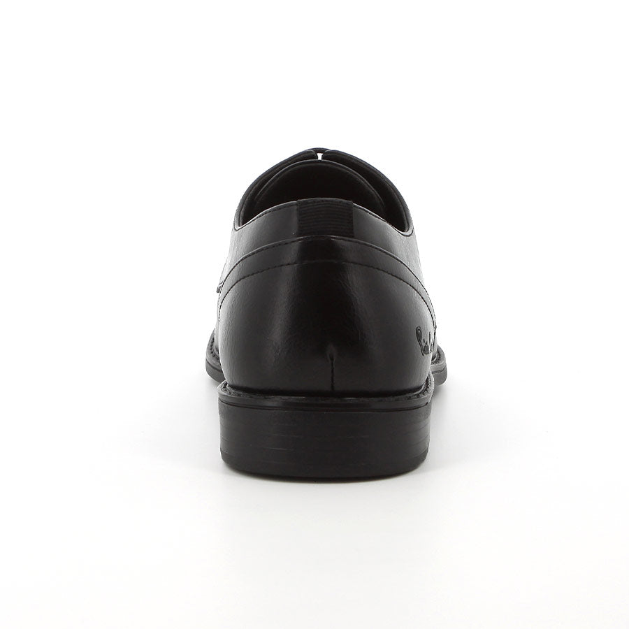 Pierre Cardin Mens Black Thomas Lace Up Shoes