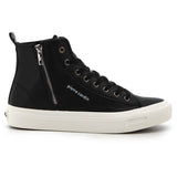 Pierre Cardin Mens Funk Sneaker Black And White