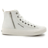 Pierre Cardin Mens Funk Sneaker In White