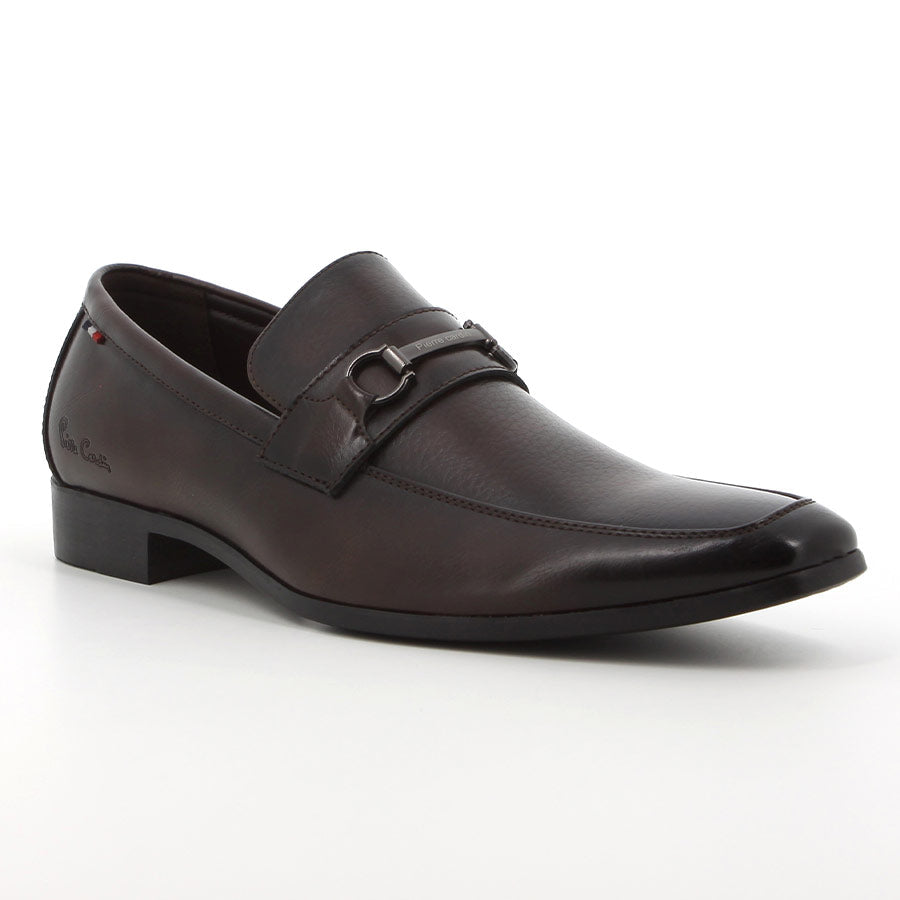 Pierre Cardin Mens Anton Slip-On Shoes In Brown