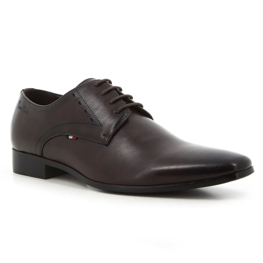 Pierre Cardin Mens Thomas Lace Up Shoes In Brown