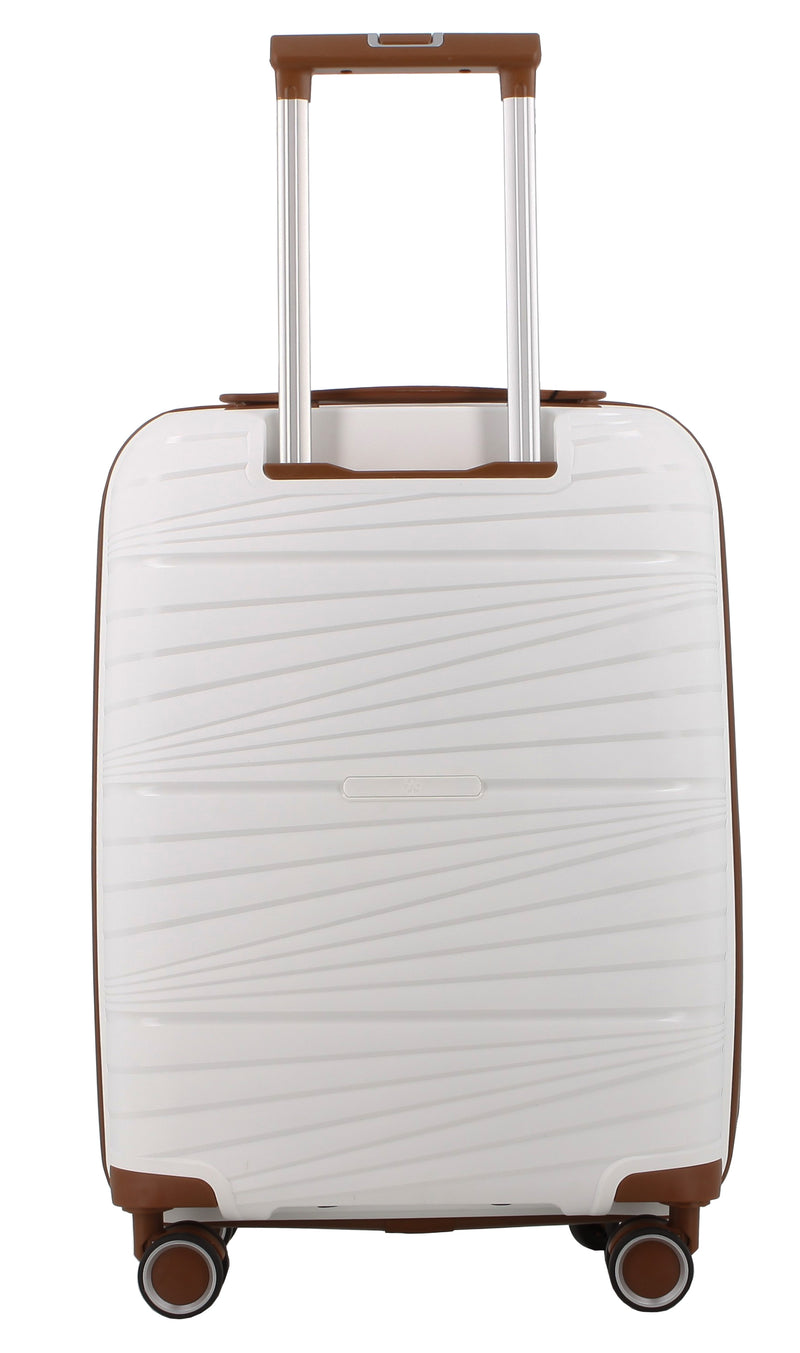 Pierre Cardin Mont-Pellier Hardcase White/Tan