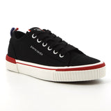 Pierre Cardin Boys Pulse Shoes In Black & Red