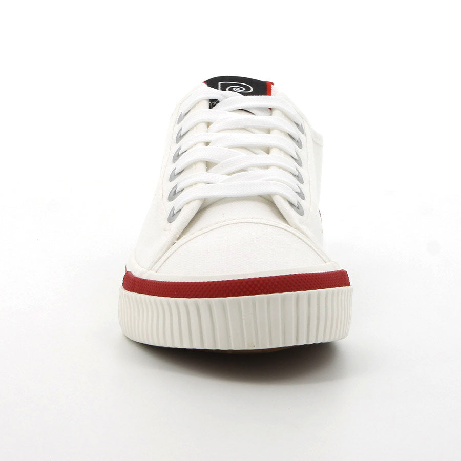 Pierre Cardin Mens Pulse Shoes In White & Red